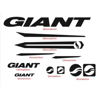 giant bike stickers decals