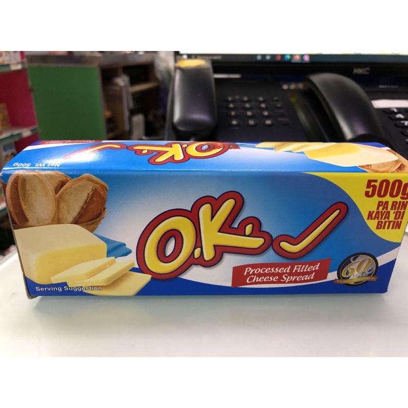 Ok Cheese 500g Processed Filled Cheese Spread Shopee Philippines