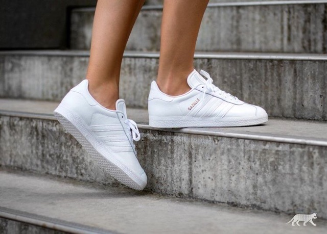 adidas gazelle footwear white
