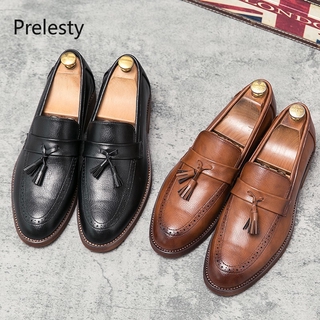 Big Size 38~47 Men Formal Shoes Tassel Business Soft High Quality Breathable