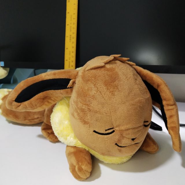 pokemon sleeping eevee plush