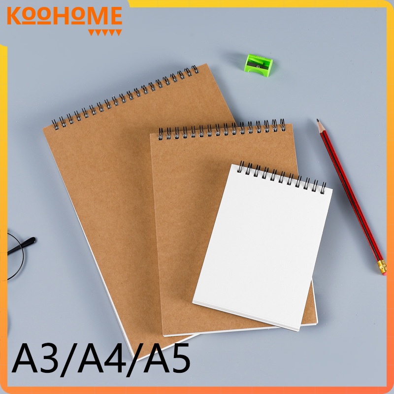 Professional sketchbook Thick paper Spiral notebook Art school supplies