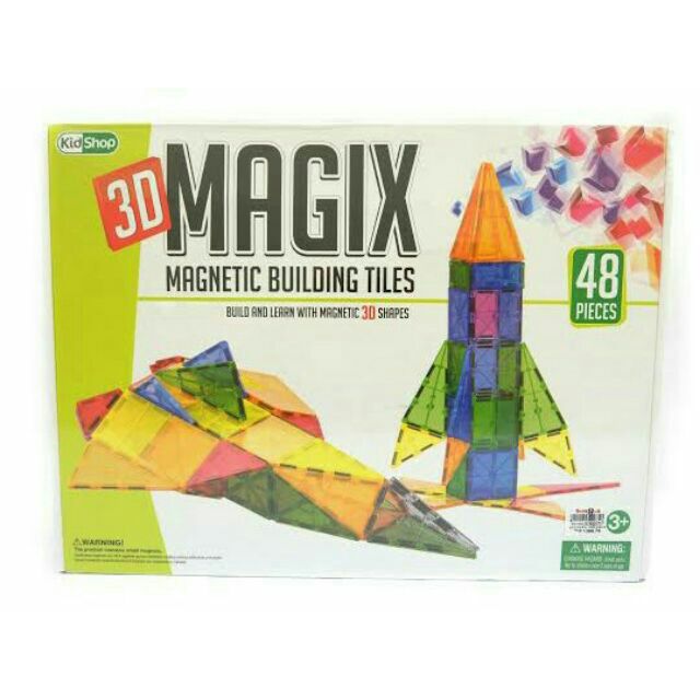 magnetic 3d building blocks