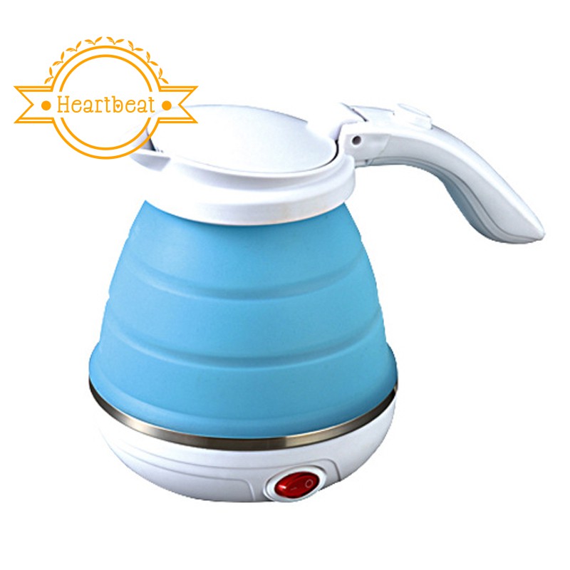 HE】Collapsible Kettle Travel Silicone 
