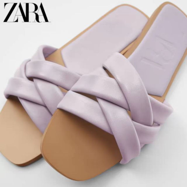 native flat slip on with leather straps