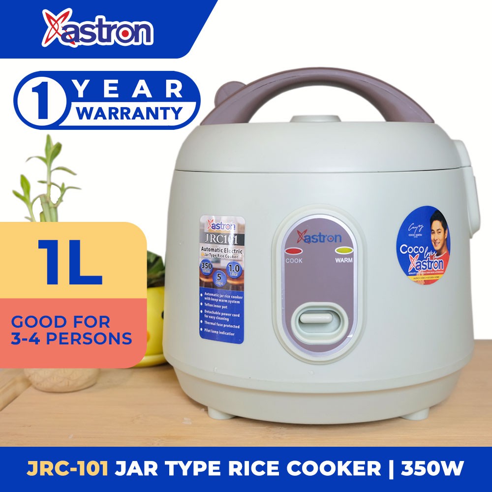 Astron JRC101 1L Jar Type Rice Cooker (Mint Green) 5 cups 350W 3