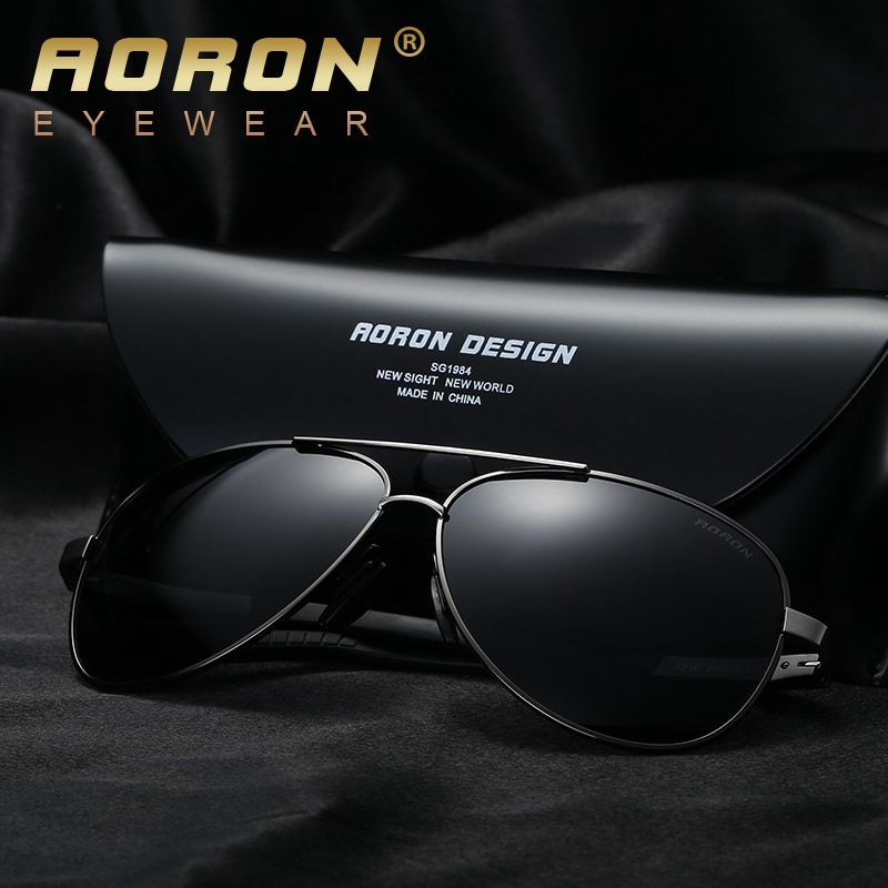 AORON Aluminum Men Polarized Sunglasses Men Brand Original Design Male ...