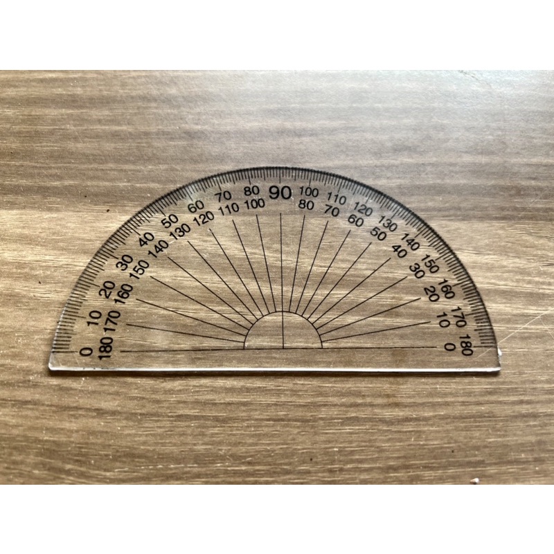 Clear Protractor 180 degrees angle Shopee Philippines