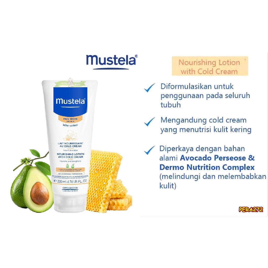 mustela nourishing lotion with cold cream