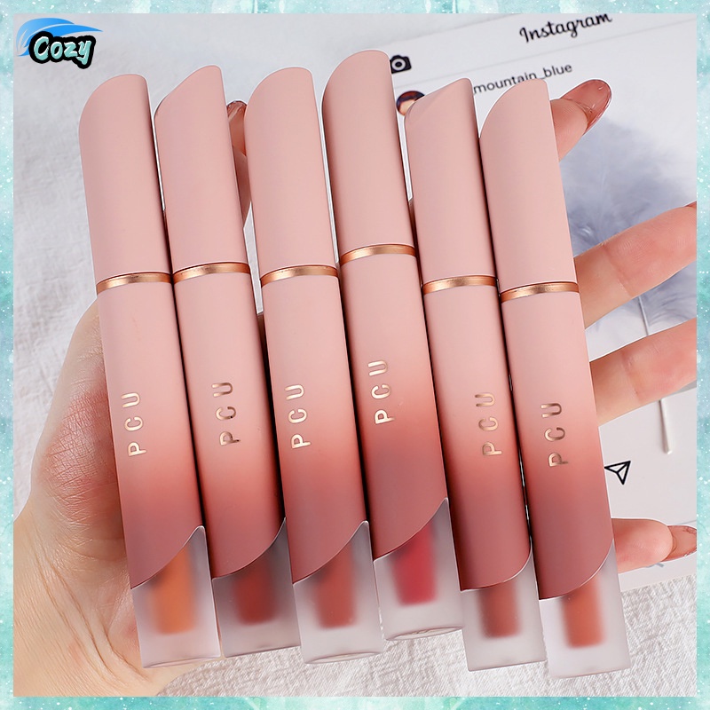 PCU Creamy Matte Lip Gloss Lipstick Lip Tint Shopee Philippines