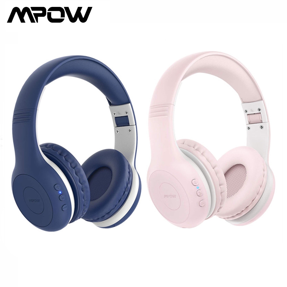 MPOW CH6 Plus Bluetooth 5.0 Headphones Kids Teens Over Ear Wireless ...