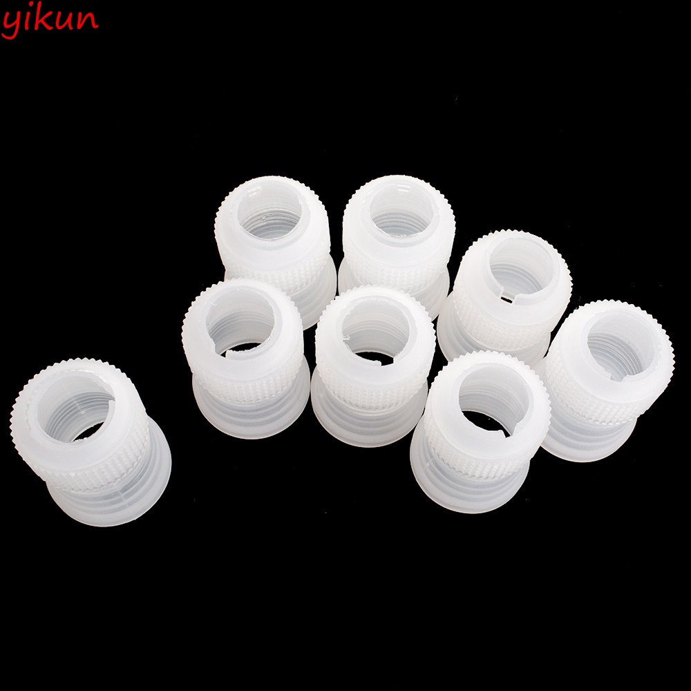 10pcs Piping Bags Icing Coupler Cake Decorating Tips Small Size