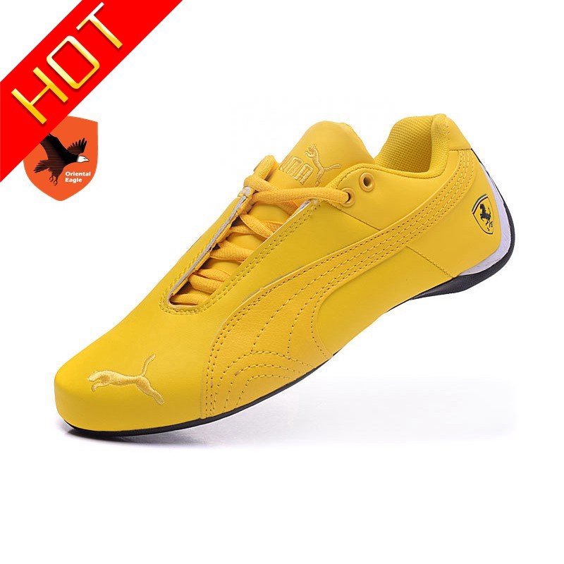 puma ferrari yellow shoes