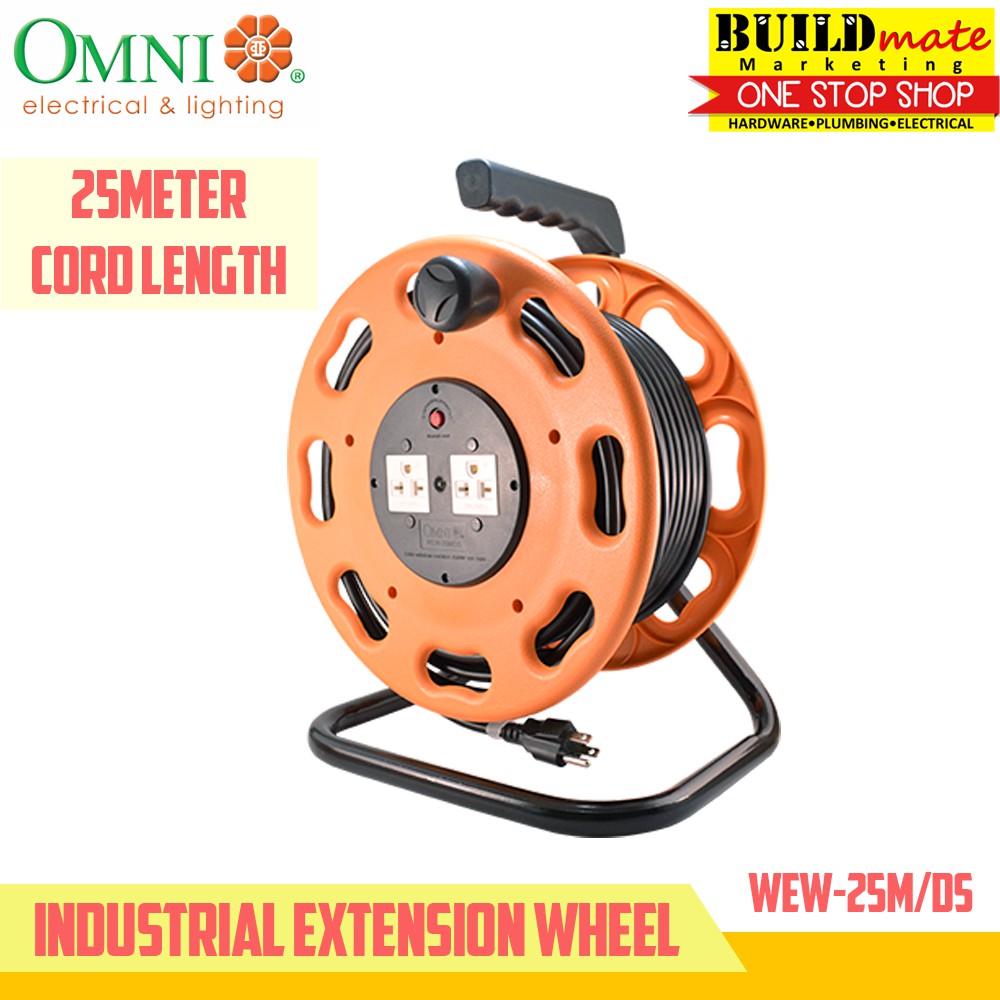 OMNI Industrial Extension Cord Wheel 25M WEW25M/DS Shopee Philippines