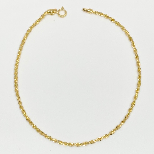 gold rope bracelet womens