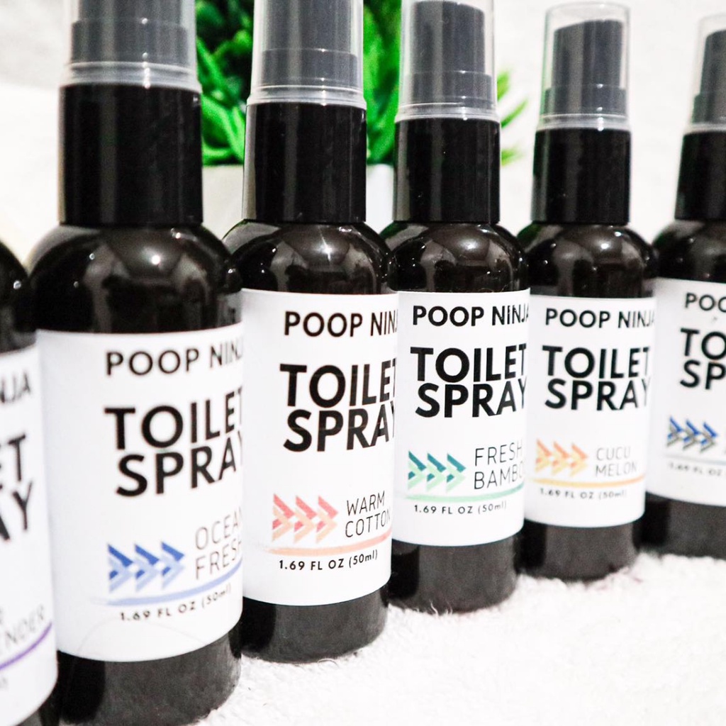 FRESH BAMBOO Poop Spray Odor Buster Air Freshener Poop Ninja Poo Spray