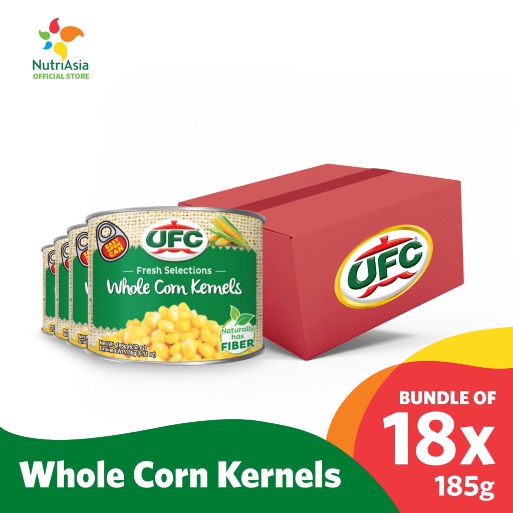 UFC Fresh Selections Whole Corn Kernels 185g Bundle of 18 Shopee