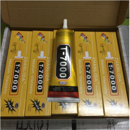 Lq T7000 Glue Mobile Phone Repair Tools T 7000 Multipurpose Adhesive T7000 Black Glue Mobile Phone Frame Repair Diy Jewelry Electronic Plastic Soft Glue Gap Filling Only 70