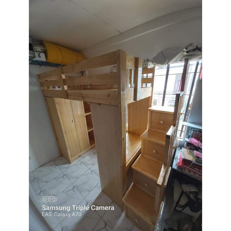 (PREORDER MESSAGE US FIRST)Loft Bed with framed table and