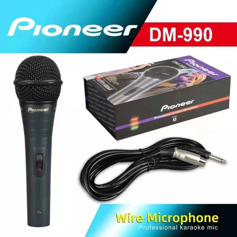 Pioner Microphone DM990 Professional Dynamic Wired Karaoke Mic