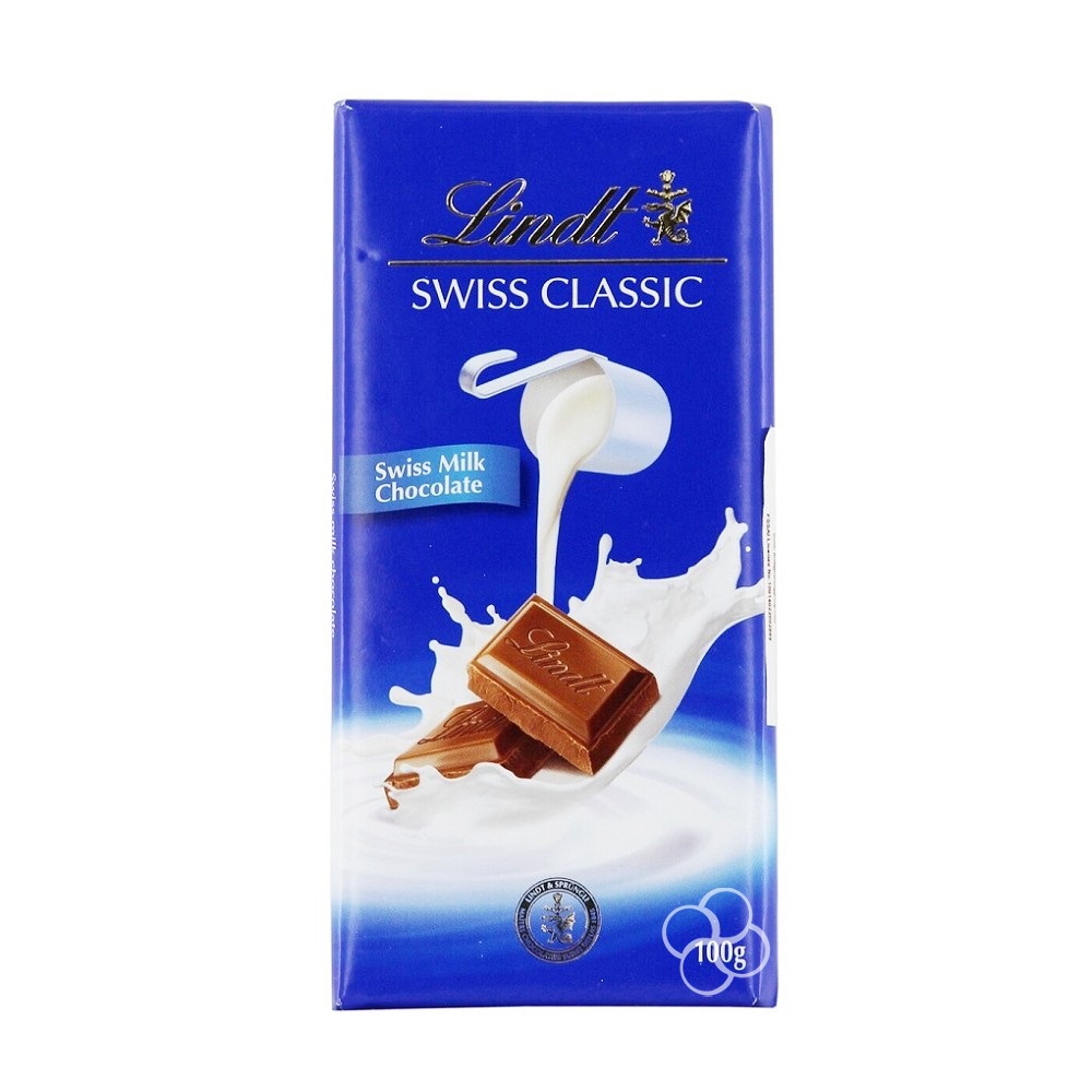 Lindt Swiss Classic Milk Chocolate Bar 100g Shopee Philippines 3245