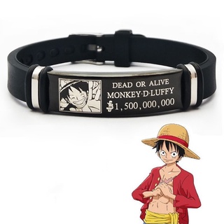 2021 New listing One Piece wanted Cartoon Bracelet Creative Peripheral Bracelet Luffy  Zoro The Same Birthday Gift Bracelet #5