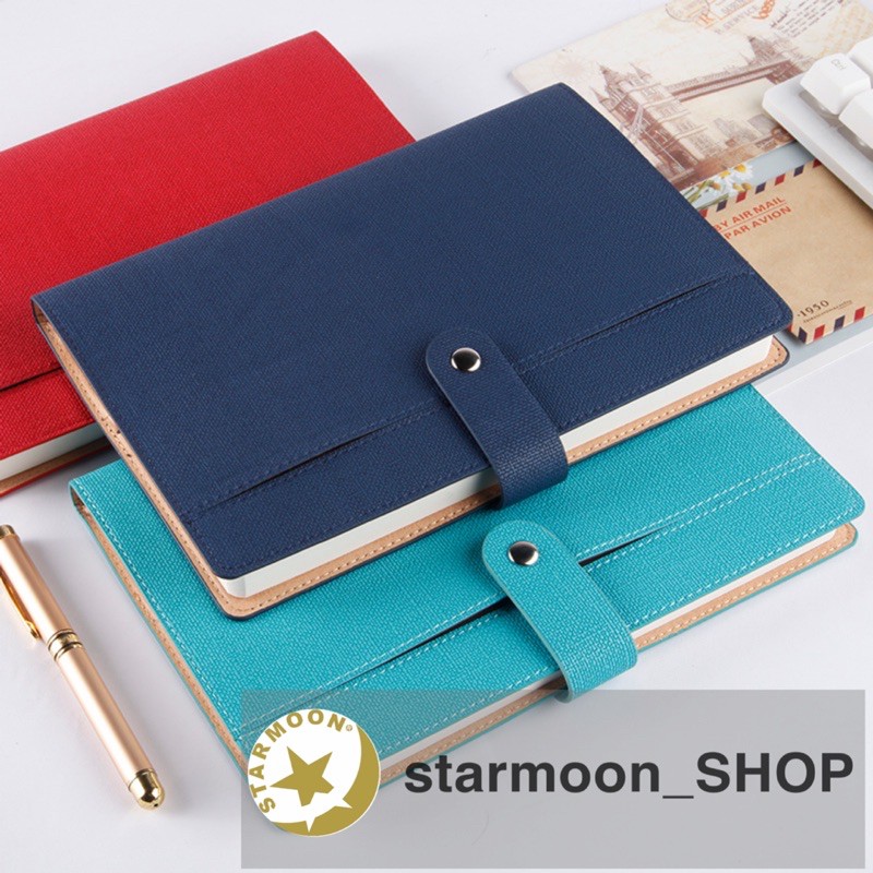 High Quality A5 Notebook Organizer with Pocket, Business Card Holder