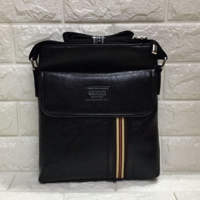 Gucci Genuine Leather Sling Bag/Messenger Bag for Men | Shopee Philippines
