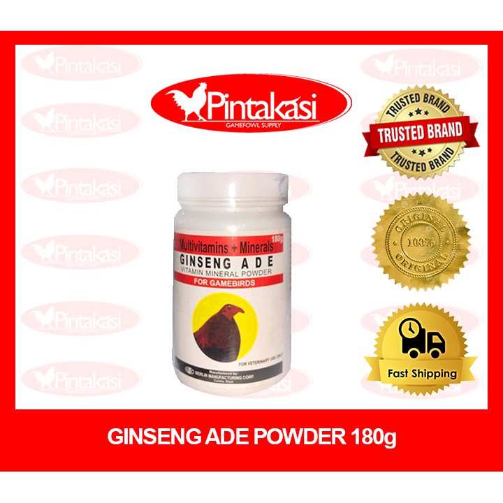 180 grams Ginseng ADE Multivitamins Minerals Powder for Gamefowl