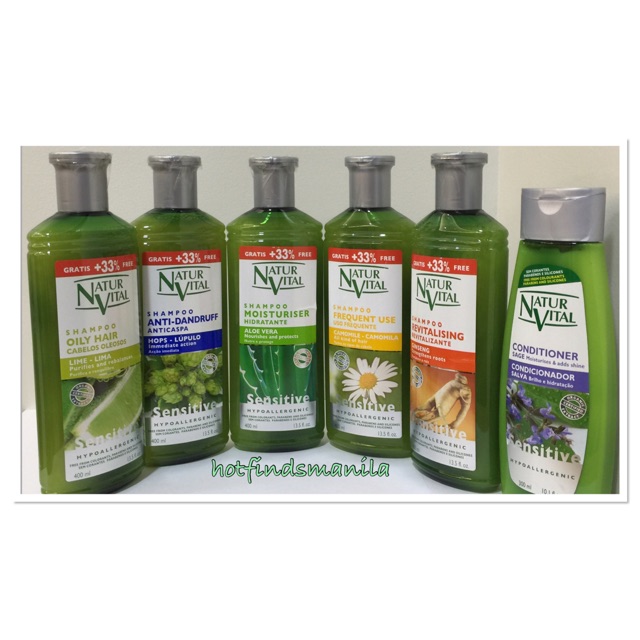 Natur Vital Organic Sensitive Shampoo Shopee Philippines