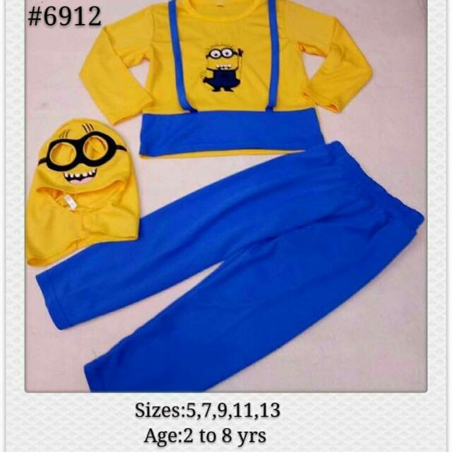 minion outfit for 1 year old