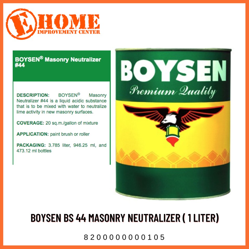 BOYSEN BS 44 MASONRY NEUTRALIZER ( 1 LITER) | Shopee Philippines