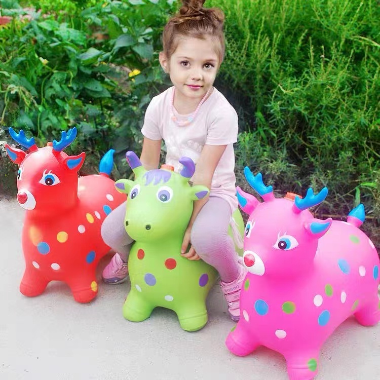 COD Bouncy Donkey Animal Kiddie Inflatable Toys Jumping Horse with