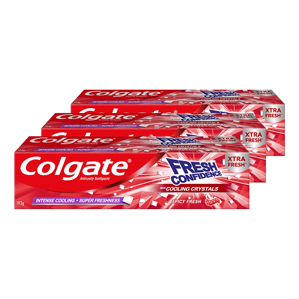 Colgate Fresh Confidence Spicy Fresh Toothpaste for Fresh Breath193g