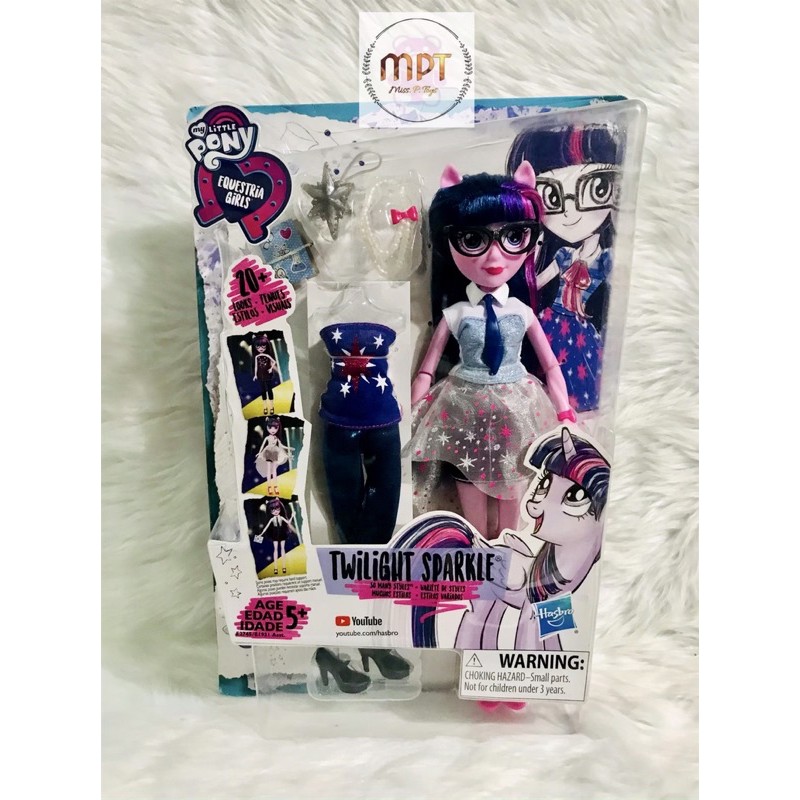 My Little Pony Equestria Girls Doll Pony Twilight Sparkle Smyths Toys ...