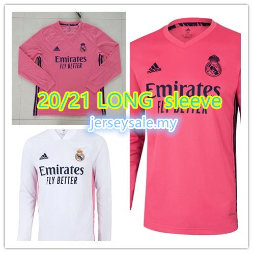 Long Sleeve 2020 2021 Real Madrid Football Jersey S 2xl Soccer Jerseys Shirt Shopee Philippines