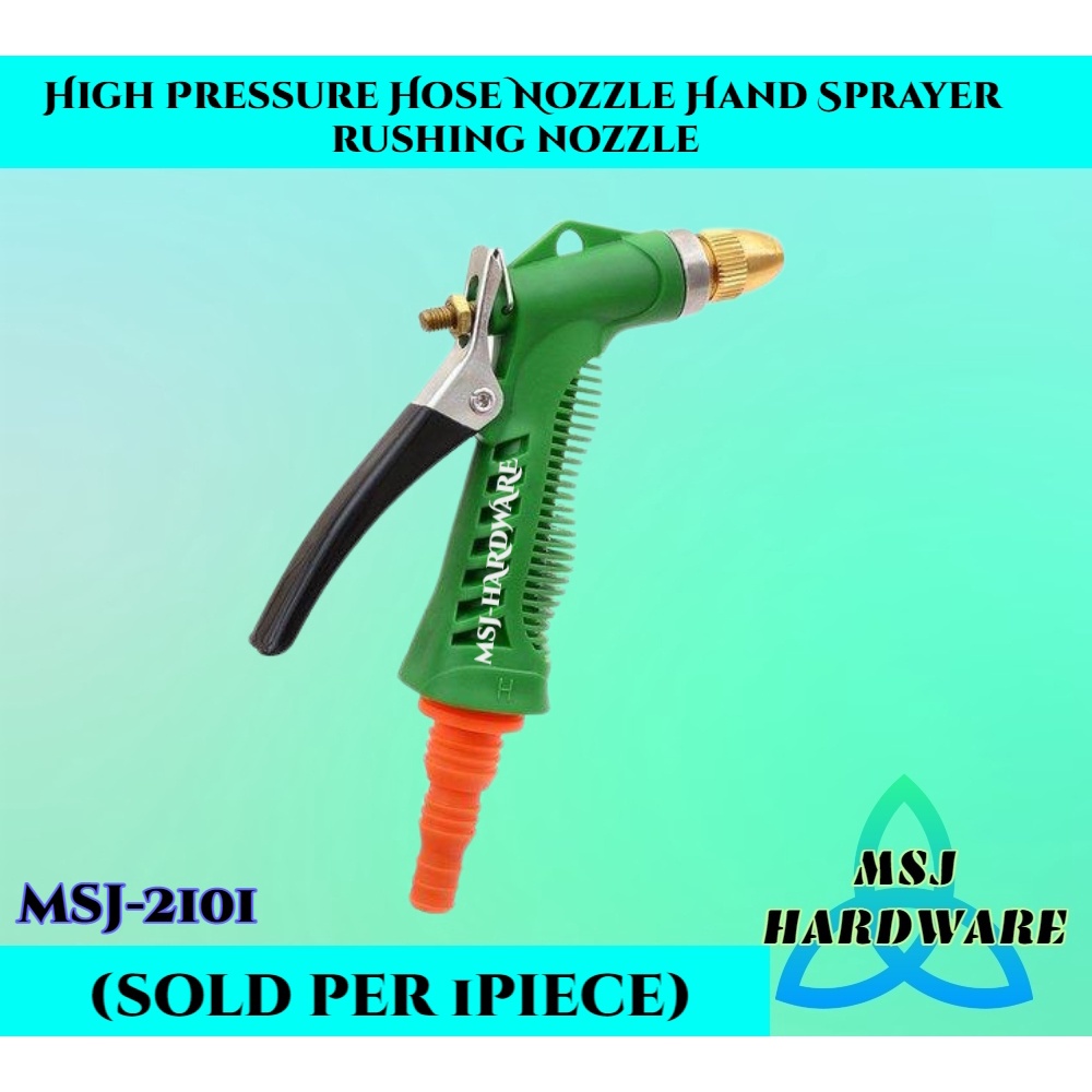 MSJ2101 High Pressure Hose Nozzle Hand Sprayer rushing nozzle Shopee
