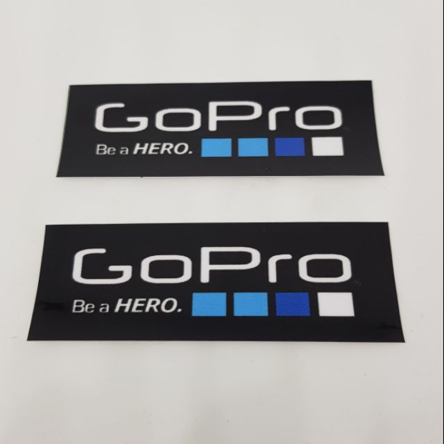 2PC GoPro Sticker Hero Waterproof LOGO Sticker Shopee Philippines