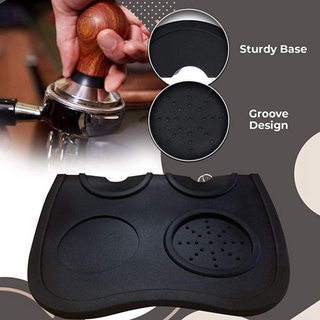 3 Angle Coffee Tamper 51mm 304 Stainless Steel Flat Coffee Tampers Tool with Double Coffee Mat, Espresso Coffee Set #5