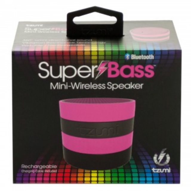 tzumi super bass speaker