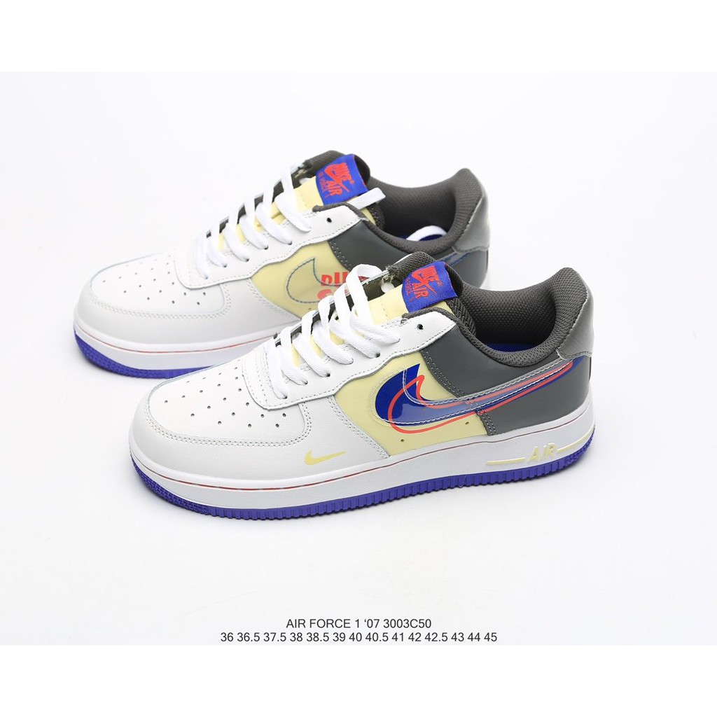 air force ones with blue check