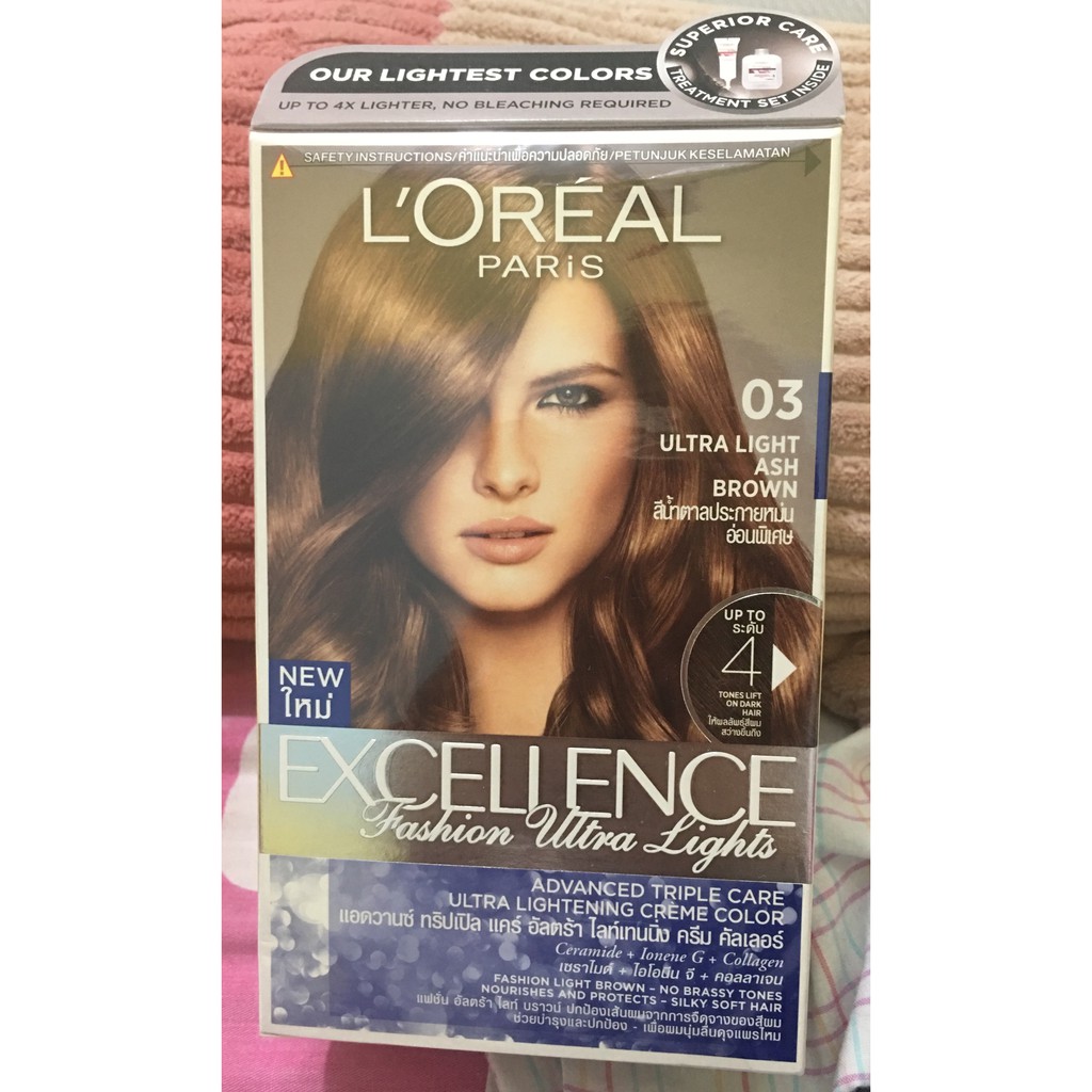 Loreal Excellence Fashion Ultra Lights Hair Color | Shopee Philippines