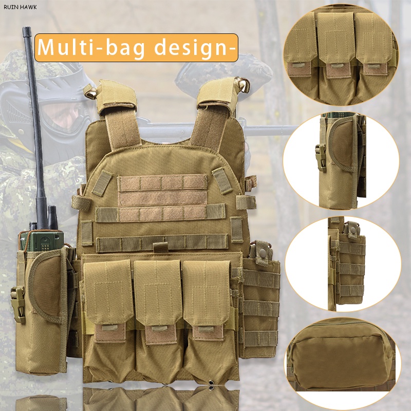 6094 Tactical Equipment Molle Vest Military Airsoft Vest Body Armor