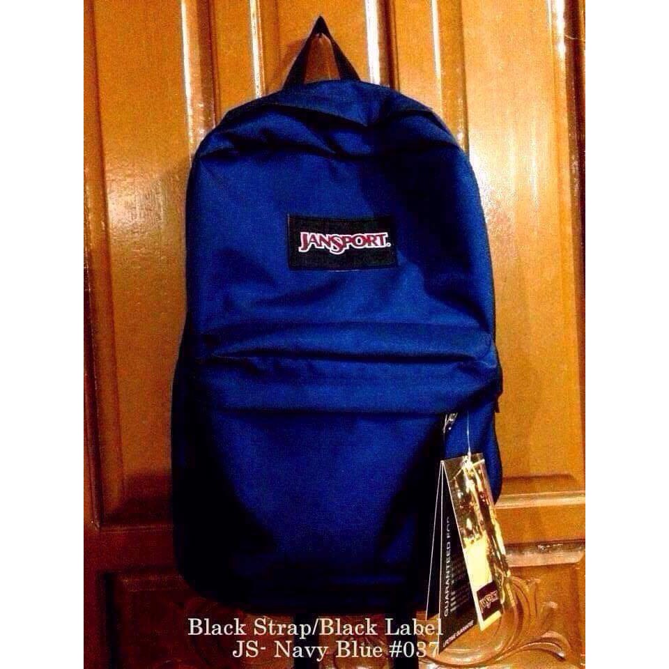 navy blue jansport