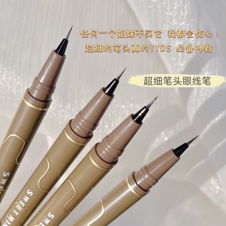 sweet mint Colour Liquid Eyeliner Pencil Black Brown White Color Eyeliner Pen Long Lasting Waterproof Eye Makeup NO.sweetmint纤细眼线笔