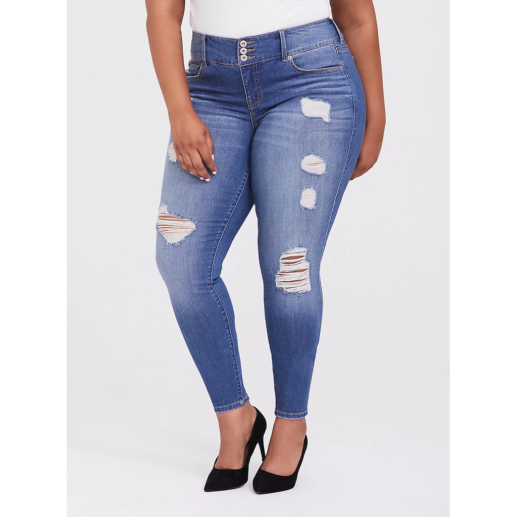 torrid ripped jeans