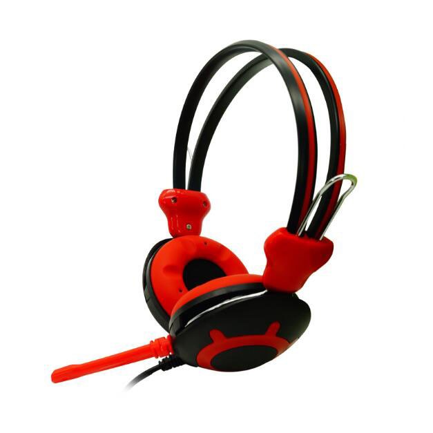 pc headset with noise canceling microphone