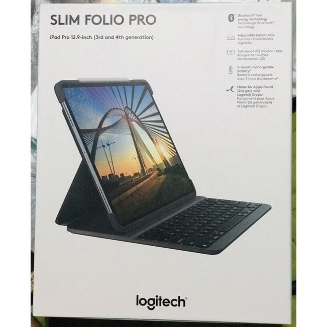 Logitech Slim Folio Pro iPad Pro 12.9-inch(3rd & 4th gen). | Shopee ...