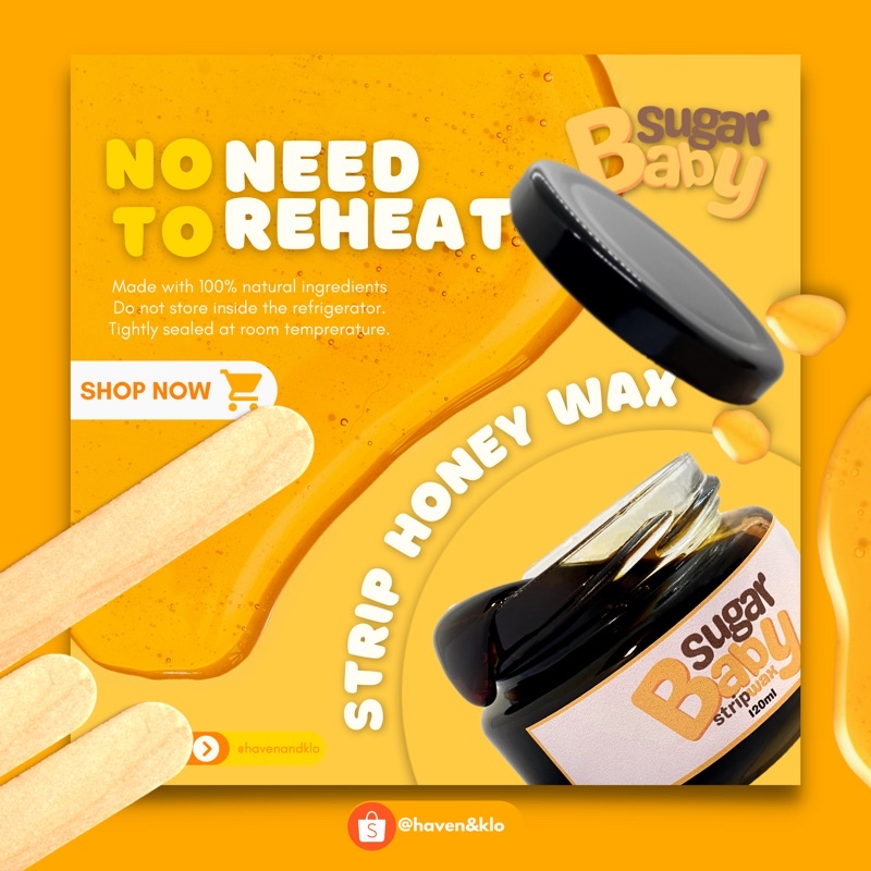 Sugar Baby Hair Removal Sugaring Wax Kit Shopee Philippines