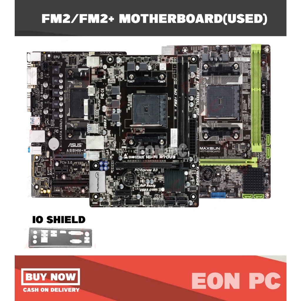 Fm2+ Fm2 Motherboard DDR3 ORIGINAL A6 A8 A10 Shopee Philippines